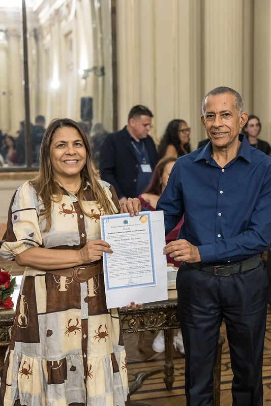 Entrega de moções para profissionais de Artes Marciais - 07/10/2025 (Por Câmara Municipal de Vereadores / Fotos: Cicero Rodrigues/CMRJ & Ascom Vereadora Tânia Bastos / Fotos: Sandro Diniz) - Foto 30