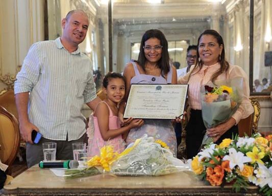 Solenidade de entrega do Titulo de Cidadã Benemérita à Senhora Francilene Torraca – 08/12/2025