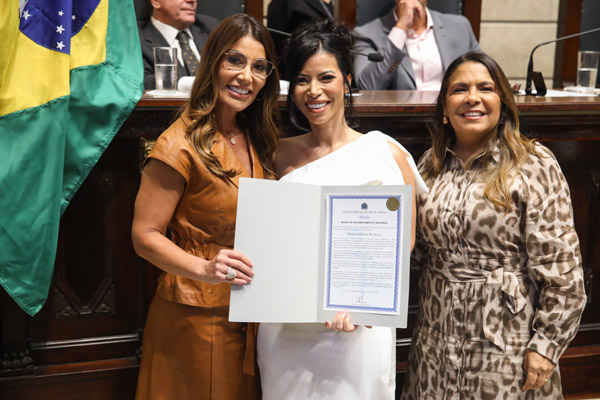 Medalha Chiquinha Gonzaga à Rudimila Borges - Fotos: Renan Olaz/CMRJ - Sandro Diniz/Acom - Foto 25