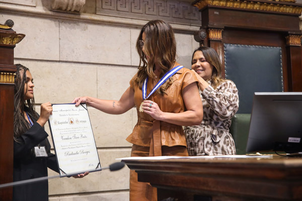 Medalha Chiquinha Gonzaga à Rudimila Borges - Fotos: Renan Olaz/CMRJ - Sandro Diniz/Acom - Foto 47