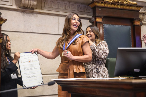 Medalha Chiquinha Gonzaga à Rudimila Borges - Fotos: Renan Olaz/CMRJ - Sandro Diniz/Acom - Foto 48