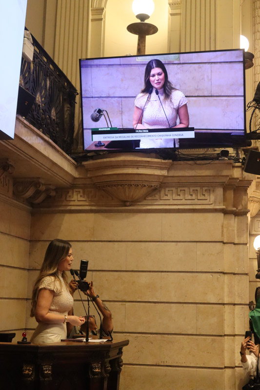 Medalha Chiquinha Gonzaga à Rudimila Borges - Fotos: Renan Olaz/CMRJ - Sandro Diniz/Acom - Foto 74