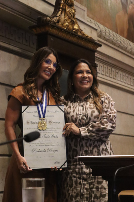 Medalha Chiquinha Gonzaga à Rudimila Borges - Fotos: Renan Olaz/CMRJ - Sandro Diniz/Acom - Foto 85