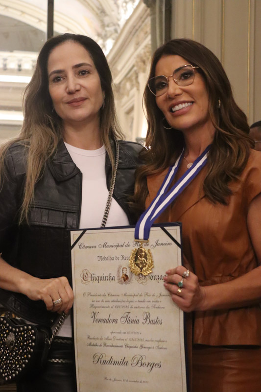 Medalha Chiquinha Gonzaga à Rudimila Borges - Fotos: Renan Olaz/CMRJ - Sandro Diniz/Acom - Foto 94