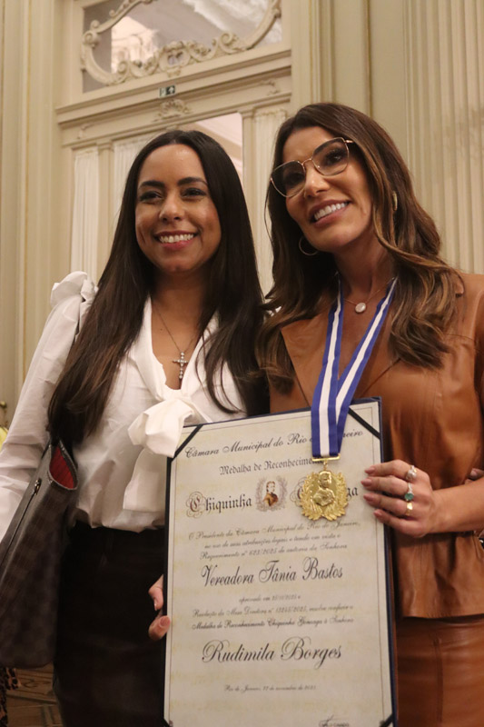 Medalha Chiquinha Gonzaga à Rudimila Borges - Fotos: Renan Olaz/CMRJ - Sandro Diniz/Acom - Foto 95