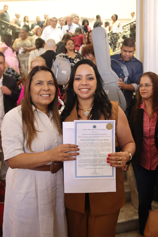 Entrega de Moções à Mulheres Líderes que Inspiram em vários setores político, econômico, social e religioso - Foto: Maria Raiane de Olivera e Adriana Andrade/CMRJ - Sandro Diniz Ascom - Foto 115