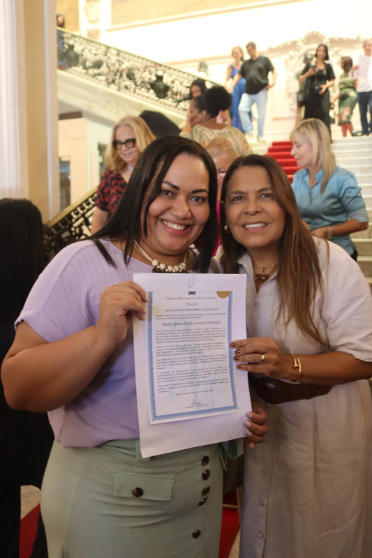 Entrega de Moções à Mulheres Líderes que Inspiram em vários setores político, econômico, social e religioso - Foto: Maria Raiane de Olivera e Adriana Andrade/CMRJ - Sandro Diniz Ascom - Foto 120