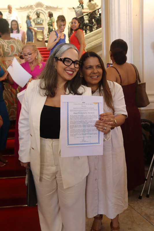 Entrega de Moções à Mulheres Líderes que Inspiram em vários setores político, econômico, social e religioso - Foto: Maria Raiane de Olivera e Adriana Andrade/CMRJ - Sandro Diniz Ascom - Foto 121