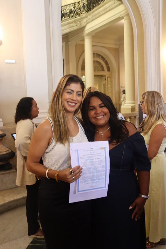 Entrega de Moções à Mulheres Líderes que Inspiram em vários setores político, econômico, social e religioso - Foto: Maria Raiane de Olivera e Adriana Andrade/CMRJ - Sandro Diniz Ascom - Foto 123