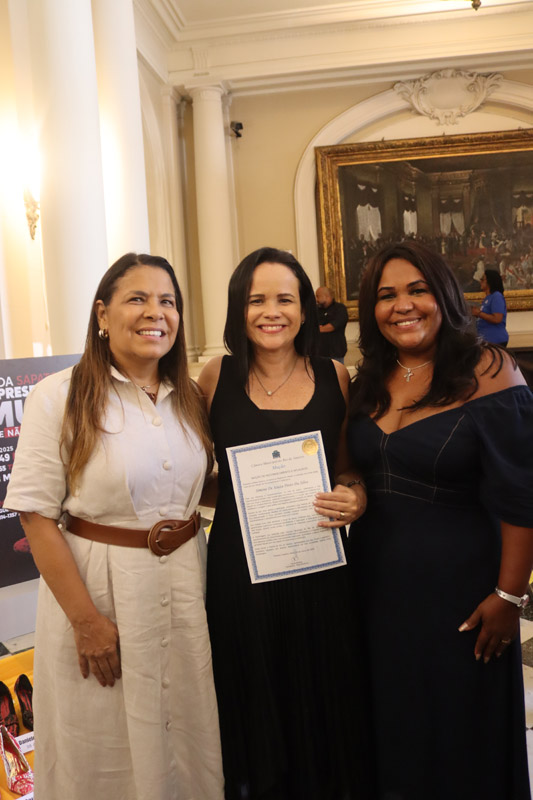 Entrega de Moções à Mulheres Líderes que Inspiram em vários setores político, econômico, social e religioso - Foto: Maria Raiane de Olivera e Adriana Andrade/CMRJ - Sandro Diniz Ascom - Foto 131