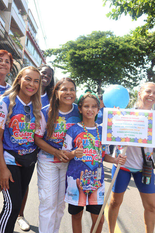 Vereadora Tânia Bastos reforça compromisso com inclusão durante Caminhada do Autismo na Ilha do Governador - Foto 64