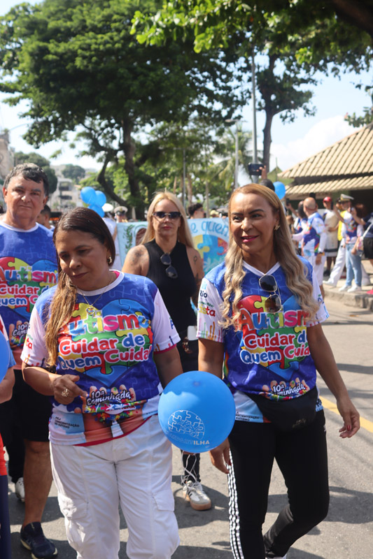 Vereadora Tânia Bastos reforça compromisso com inclusão durante Caminhada do Autismo na Ilha do Governador - Foto 80