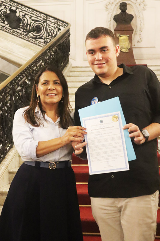 Entrega de moções à personalidades que atuam na militância de pessoa com transtorno de espectro autista - Fotos: Cicero Rodrigues/CMRJ e Ascom Tânia Bastos - Foto 69