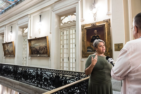 Entrega da Medalha Pedro Ernesto à Sra. Kárin Emmerich - Fotos: Cicero Rodrigues/CMRJ - Ascom Tânia Bastos - Foto 14