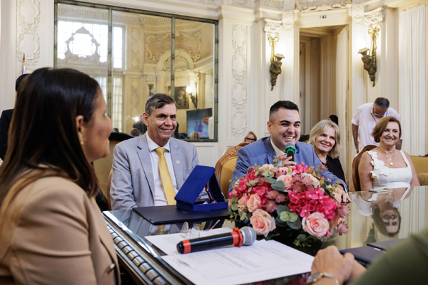 Entrega da Medalha Pedro Ernesto à Sra. Kárin Emmerich - Fotos: Cicero Rodrigues/CMRJ - Ascom Tânia Bastos - Foto 41