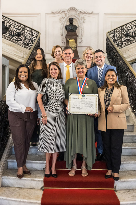 Entrega da Medalha Pedro Ernesto à Sra. Kárin Emmerich - Fotos: Cicero Rodrigues/CMRJ - Ascom Tânia Bastos - Foto 46