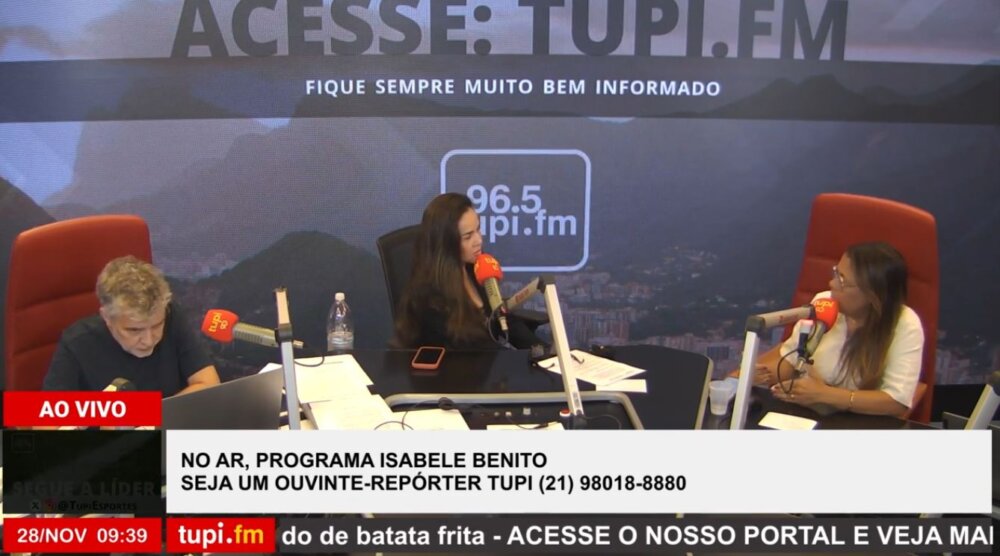 Programa Isabele Benito dentro da ação O Povo Pergunta.