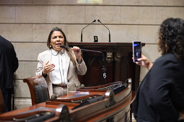Vereadora Tânia Bastos no Plenário da Câmara Municipal - Foto 27
