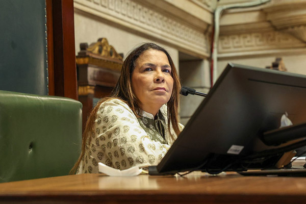 Vereadora Tânia Bastos no Plenário da Câmara Municipal - Foto 28