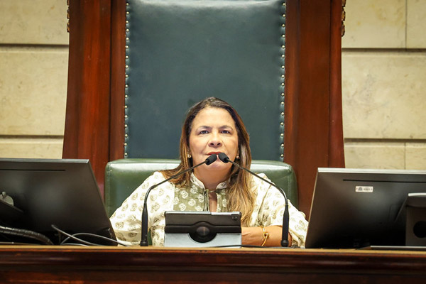 Vereadora Tânia Bastos no Plenário da Câmara Municipal - Foto 29