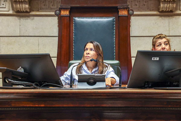 Vereadora Tânia Bastos no Plenário da Câmara Municipal - Foto 30