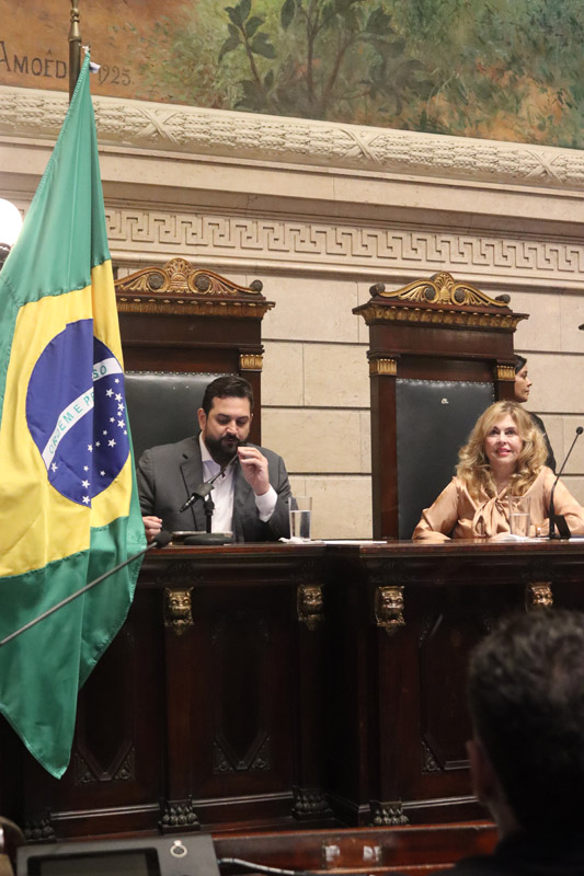Entrega da Medalha Chiquinha Gonzaga à Sra. Mariana de Souza Nogueira - Fotos: Cicero Rodrigues/CMRJ - Ascom Vereadora - Foto 79