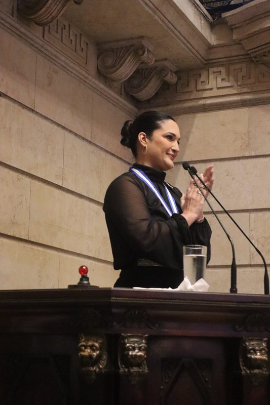 Entrega da Medalha Chiquinha Gonzaga à Sra. Mariana de Souza Nogueira - Fotos: Cicero Rodrigues/CMRJ - Ascom Vereadora - Foto 93