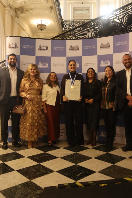 Entrega da Medalha Chiquinha Gonzaga à Sra. Mariana de Souza Nogueira - Fotos: Cicero Rodrigues/CMRJ - Ascom Vereadora