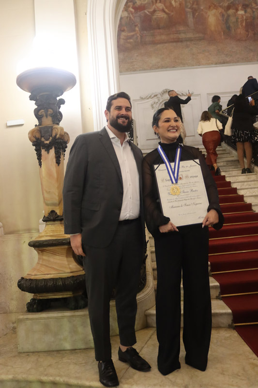 Entrega da Medalha Chiquinha Gonzaga à Sra. Mariana de Souza Nogueira - Fotos: Cicero Rodrigues/CMRJ - Ascom Vereadora - Foto 97