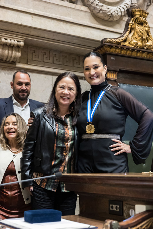 Entrega da Medalha Chiquinha Gonzaga à Sra. Mariana de Souza Nogueira - Fotos: Cicero Rodrigues/CMRJ - Ascom Vereadora - Foto 13