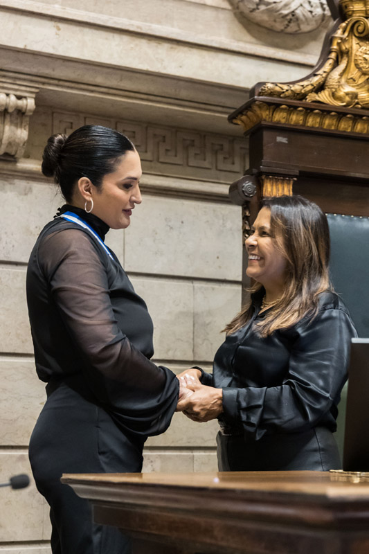 Entrega da Medalha Chiquinha Gonzaga à Sra. Mariana de Souza Nogueira - Fotos: Cicero Rodrigues/CMRJ - Ascom Vereadora - Foto 15