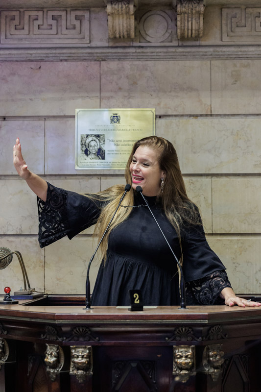 Entrega da Medalha Chiquinha Gonzaga à Sra. Mariana de Souza Nogueira - Fotos: Cicero Rodrigues/CMRJ - Ascom Vereadora - Foto 62