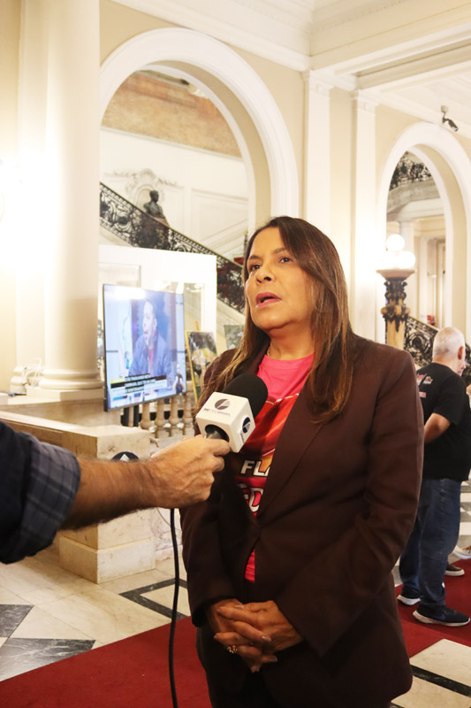 Vereadora Tânia Bastos cria homenagem à torcida rubro-negra FlaMedula - Foto 3