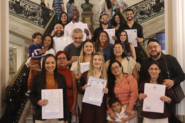 Solenidade de Entrega de Moções para grupo da Saúde - Fotos: Lucas Diniz/CMRJ - Sandro Diniz/Ascom - Foto 47