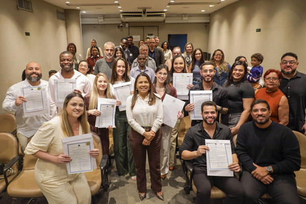 Solenidade de Entrega de Moções para grupo da Saúde - Fotos: Lucas Diniz/CMRJ - Sandro Diniz/Ascom - Foto 4