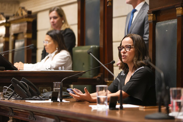 Solenidade para entrega da Medalha Chiquinha Gonzaga à Senhora CHRYSTINA BARROS - Fotos Câmara dos vereadores - Foto 40